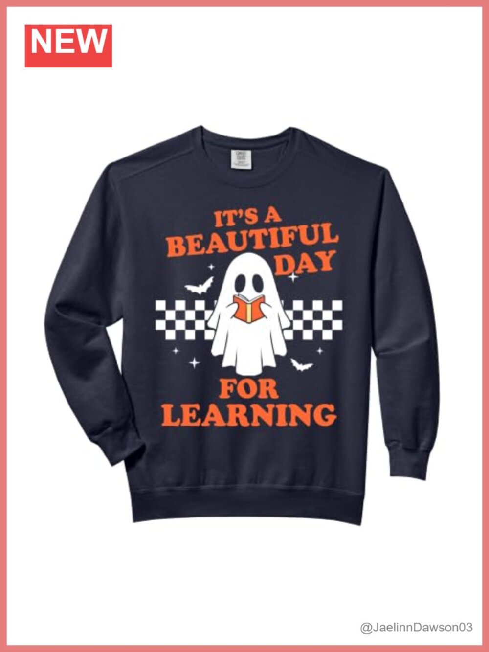 Teacher Halloween Sweatshirt Women Scary Comfort Colors Long Sleeve